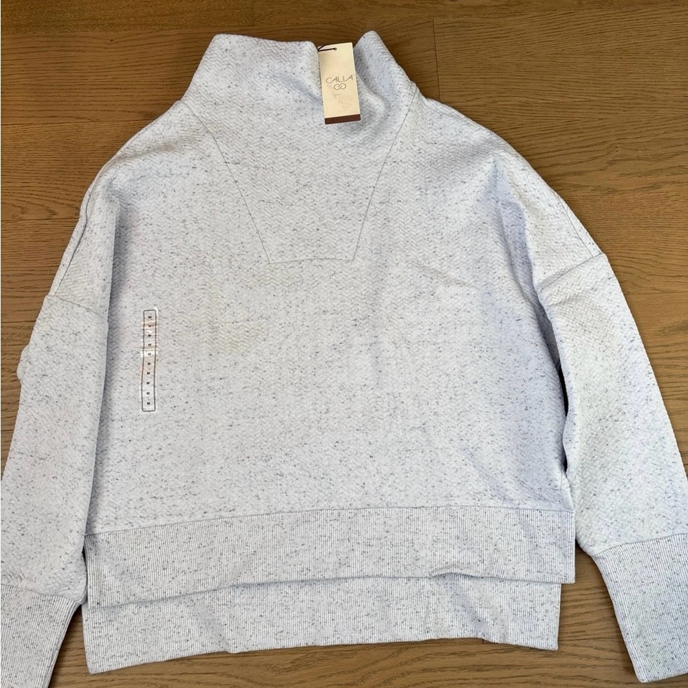 CALIA by Carrie Underwood Blue-Gray Sweatshirt